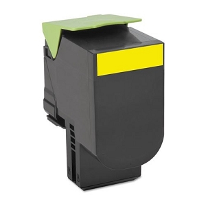 Compatible Lexmark 801H  80C1HY0 Yellow  High Yield Toner Cartridge CX410, CX510